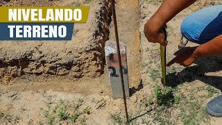 PEDREIRO A MAIS DE 30 ANOS NUNCA VI NIVELAR TERRENO FÁCIL ASSIM COMO NIVELAR TERRENO PASSO A PASSO