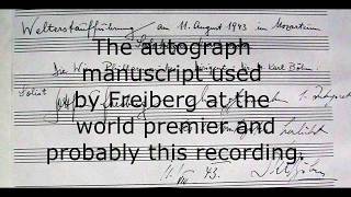 Strauss Horn concerto 2 with manuscript.