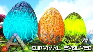 ARK: SURVIVAL EVOLVED: ALPHA WYVERN EGGS & TEK RAPTOR E24 !!! ( ARK EXTINCTION CORE MODDED )