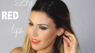 Maquillaje: Sexy red lips