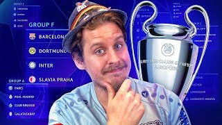 REACTING TO THE CHAMPIONS LEAGUE DRAW!