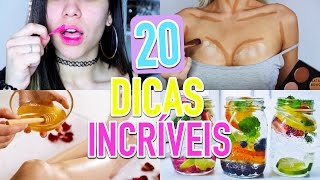 20 DICAS PRA FICAR LINDA SEM GASTAR DINHEIRO