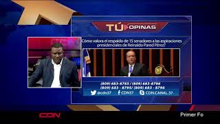 ¿Cómo valora el respaldo de 15 senadores a aspiraciones presidenciales de Reinaldo Pared