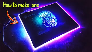How To Make RGB Gaming Mouse Pad ( very cheap )