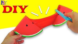 ЖИДКИЕ ФРУКТЫ ИГРУШКИ АНТИСТРЕСС!DIY ФРУКТОВЫЙ ЛИЗУН!ЖИДКИЙ АРБУЗ!