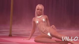 Dead or Alive Xtreme 3 Gravure グラビア - POLE DANCE ALL GIRLS SALMON ROE