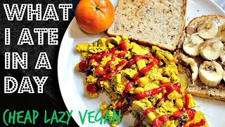 WHAT I ATE IN A DAY #15 (VEGAN, CHEAP, EASY) ♥ Cheap Lazy Vegan