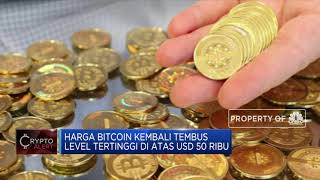 Harga Bitcoin Kembali Tembus USD 50 Ribu