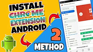 How To INSTALL Chrome Extension On Android || Firefox Add-Ons