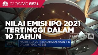Tembus Rp 32,3 T, Nilai Emisi IPO 2021 Tertinggi dalam 10 Tahun