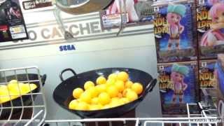 UFOキャッチャー ピンポン玉でグラチル（しらほし姫）を狙う