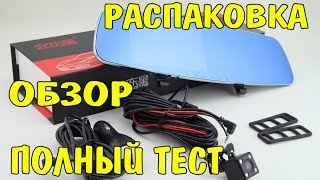 Зеркало с регистратором + камера заднего вида Новатэк 96655 5 Дюймов Экран Full HD Посылка из Китая