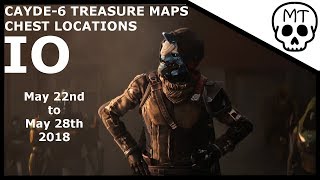 Cayde-6 Treasure Maps / Chest Locations / IO May 22nd 2018 / Destiny 2