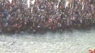 People purify their souls at the Kumbh Mela in Haridwar