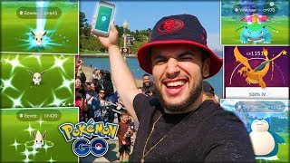 FINALLY HITTING LEVEL 40! (Pokémon GO Eevee Community Day)