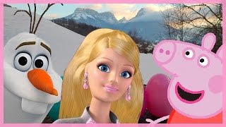 Surprise Eggs Barbie, Peppa Pig & Frozen Disney