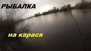 Весенняя рыбалка на карася в Сибири на фидер.