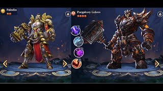 Trials Of Heroes | Fusing 7 Star Paladin | Fusing 9 Star Purgatory Golem