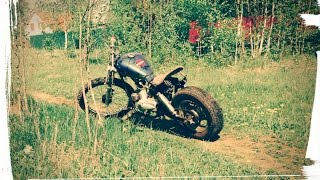 Боббер из мопеда 110cc. Regal raptor bobber