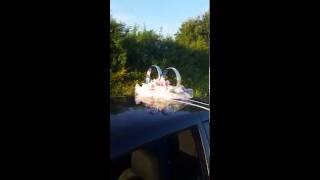 Wedding swadba Hochzeit Autoschmuck autodeko Vermietung ringe