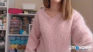 Влог. Довязала свитер и кардиган. Муки с шапкой.