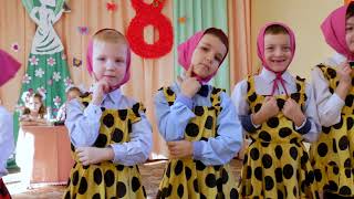 Танец"Матрёшечки".Весенний утренник.8 марта. NICK-VIDEO studio.
