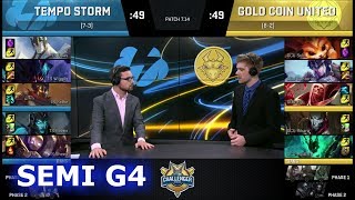 Gold Coin United vs Tempo Storm Game 4 | Semi Finals S7 NA CS Summer 2017 | GCU vs TS G4 1080p