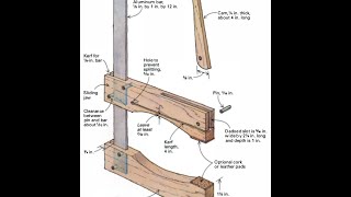 Деревянная струбцина своими руками без шпилек, болтов и гаек/Wooden clamp with your hands