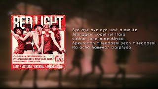 f(x) - Red Light ( LYRICS - KARAOKE - INTRUMENTAL )
