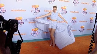 Chloe Lukasiak 2017 Kids' Choice Awards Orange Carpet