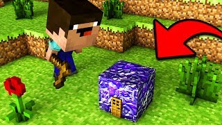 НУБ ПОСТРОИЛ САМЫЙ МАЛЕНЬКИЙ ДОМ ИЗ КРИСТАЛЛА В Майнкрафт троллинг нуба minecraft Мультик для детей