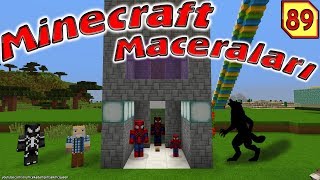 ÖRÜMCEK ADAM KURT ADAMIN PEŞİNDE (Minecraft Maceraları 89)