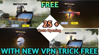 Pubg Mobile Big Crate Opening, 25+ Classic Crate Open New VPN trick and get legendary items.
