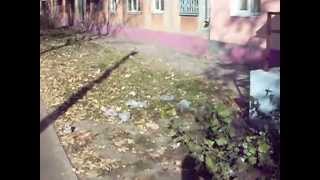 Днепродзержинск 28 октября 2014 года 10:40 Улица Скалика утопает в мусоре