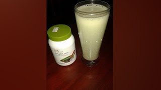 Licuado de AMARANTO CON ESPIRULINA-Amaranth Smoothie with Spirulina