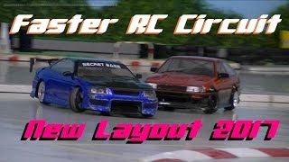 RWD RC Drift at Faster new layout
