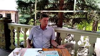 Интервью мэра Новомосковска Литвищенко В И  о проблеме с водой и ситуации в ЖКХ горда  28 07 18г