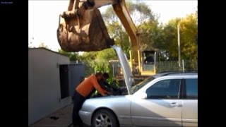 КАК СНЯТЬ ДИЗЕЛЬНЫЕ ФОРСУНКИ на Mersedes Common Rail Denso - ЭКСКАВАТОРОМ!!!