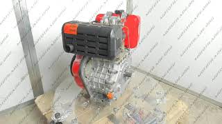 D 2430 Двигатель м б   186F   9Hp   полный комплект, под шлицы   DIGGER, шт