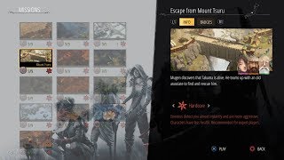 [Shadow Tactics] Mission 4: Escape from Mount Tsuru (PS4 Speedrun, Hardcore, no saving)