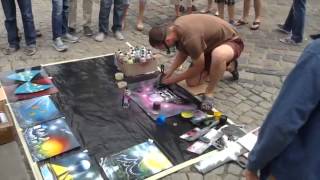 Рисование баллончиками. Необычные картины баллончиком, спрей-арт.