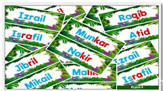 Belajar Menghafal Nama Nama 10 Malaikat