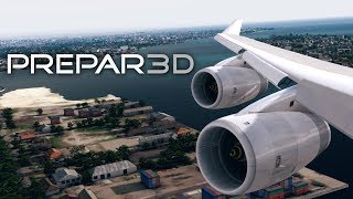 [Prepar3D] AMAZING REALISM PMDG 747 Early Morning Arrival in Bali X