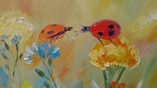 Видео-урок живописи мастихином. художник Александр Сергеев. http://sergeev-art.com