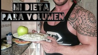MI DIETA PARA VOLUMEN - MIS 7 COMIDAS - 3500 Kcal @Tony_Bautista_