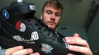 ASMR Supreme x Nike x NBA Sneaker tapping, scratching, and more!
