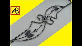 Кованый узор своими руками.Художественная ковка металла.