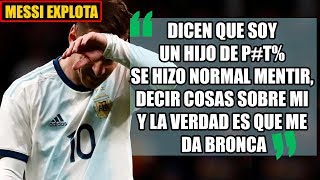 ¡MESSI EXPL0TA!  RESPONDE a TODOS  los CRITICOS  | “Mi HIJO PREGUNTA por que NO me QUIEREN en ARG”