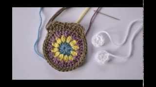 Как связать митенки девочке.How to tie mitts girl.