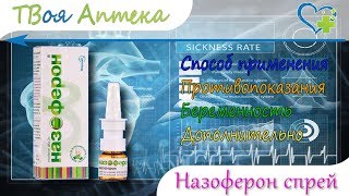 Назофeрон спрей - показания (видео инструкция) описание, отзывы - интерферон